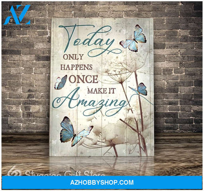 Canvas – Butterfly & Dandelion – Make It Awesome 0406
