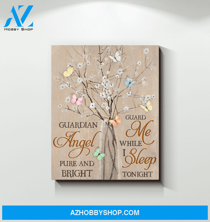 Canvas Butterfly Guardian Angel