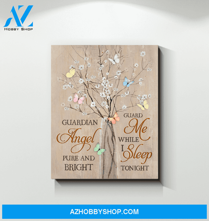 Canvas Butterfly Guardian Angel