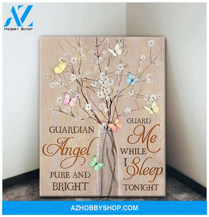 Canvas Butterfly Guardian Angel