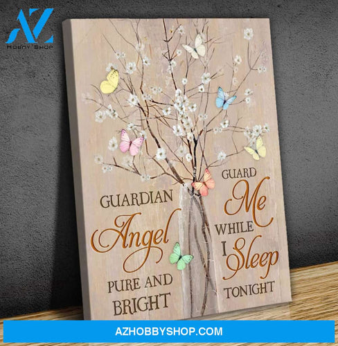 Canvas Butterfly Guardian Angel