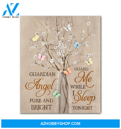 Canvas Butterfly Guardian Angel