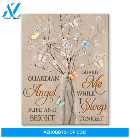 Canvas Butterfly Guardian Angel
