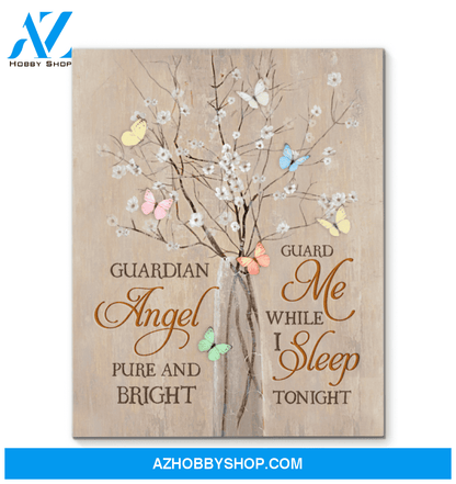Canvas Butterfly Guardian Angel