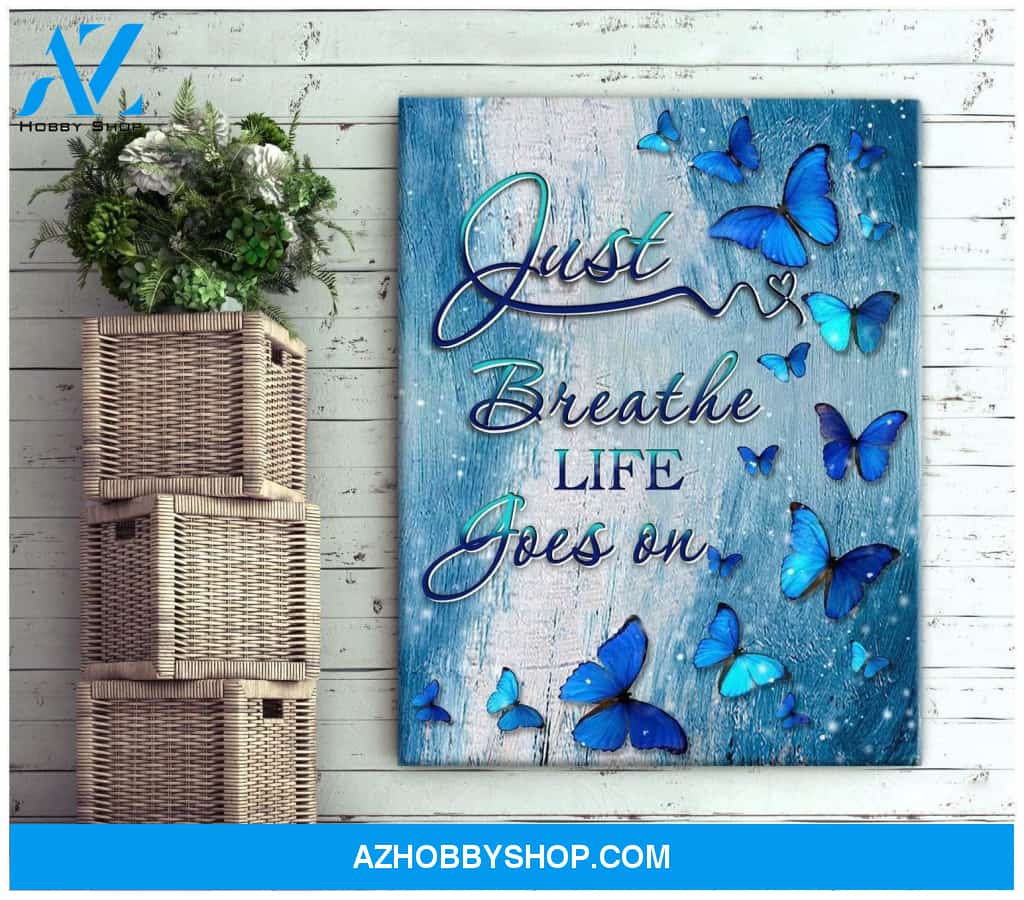 Canvas Butterfly Life Goes On
