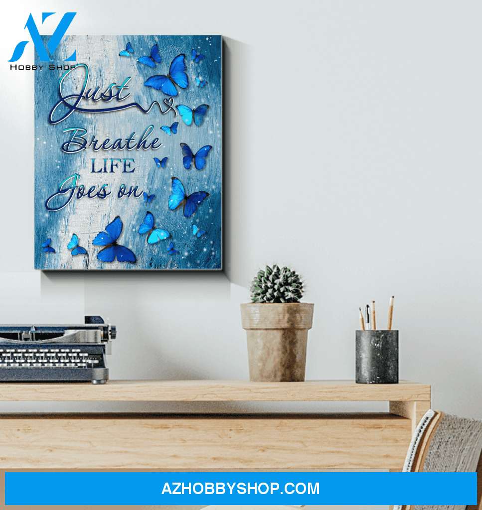Canvas Butterfly Life Goes On