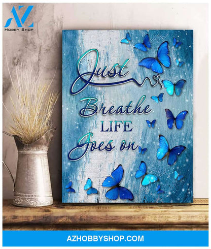 Canvas Butterfly Life Goes On