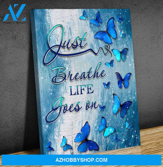 Canvas Butterfly Life Goes On