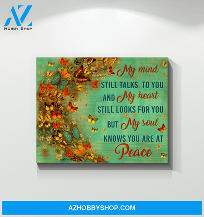 Canvas Butterfly My Mind Still Talks To You2