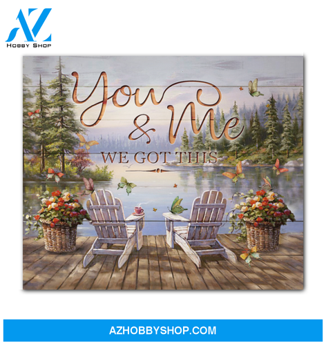 Canvas Butterfly We Got This