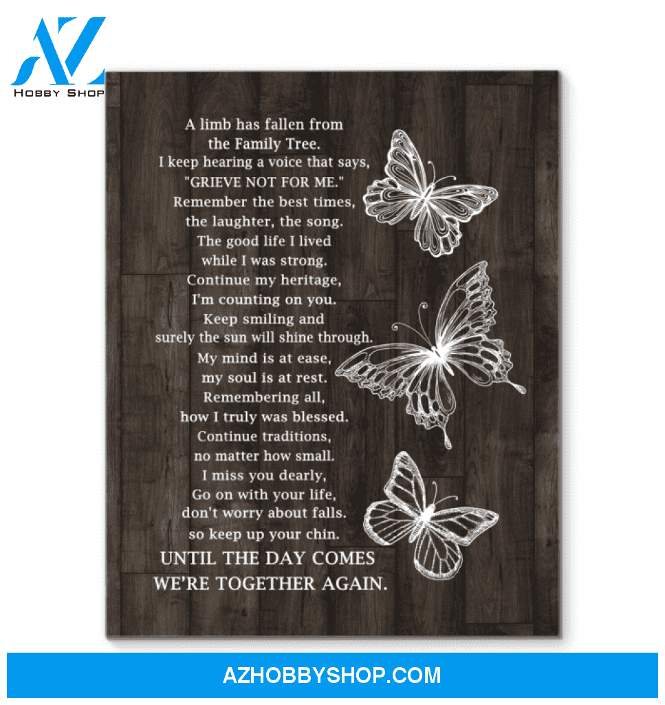 Canvas Butterfly We'Re Together Again