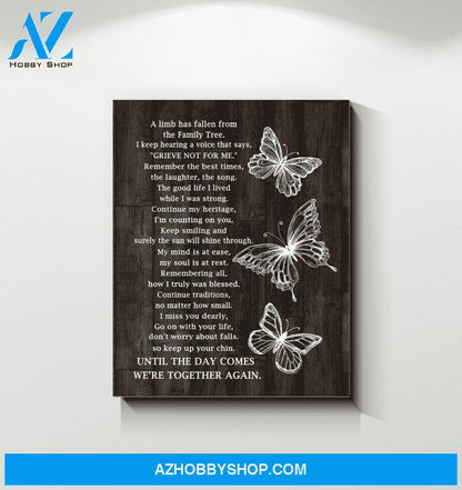 Canvas Butterfly We'Re Together Again