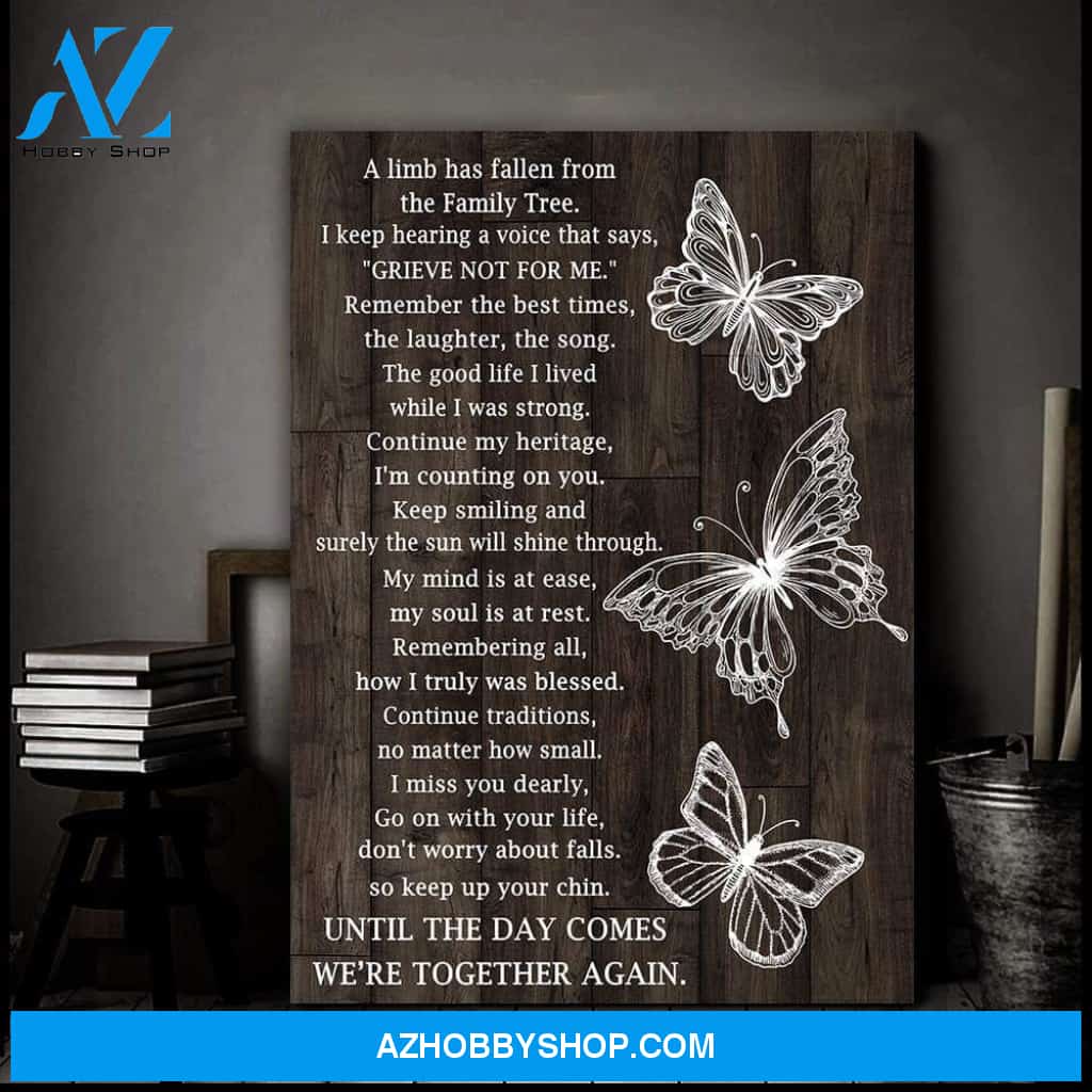 Canvas Butterfly We'Re Together Again