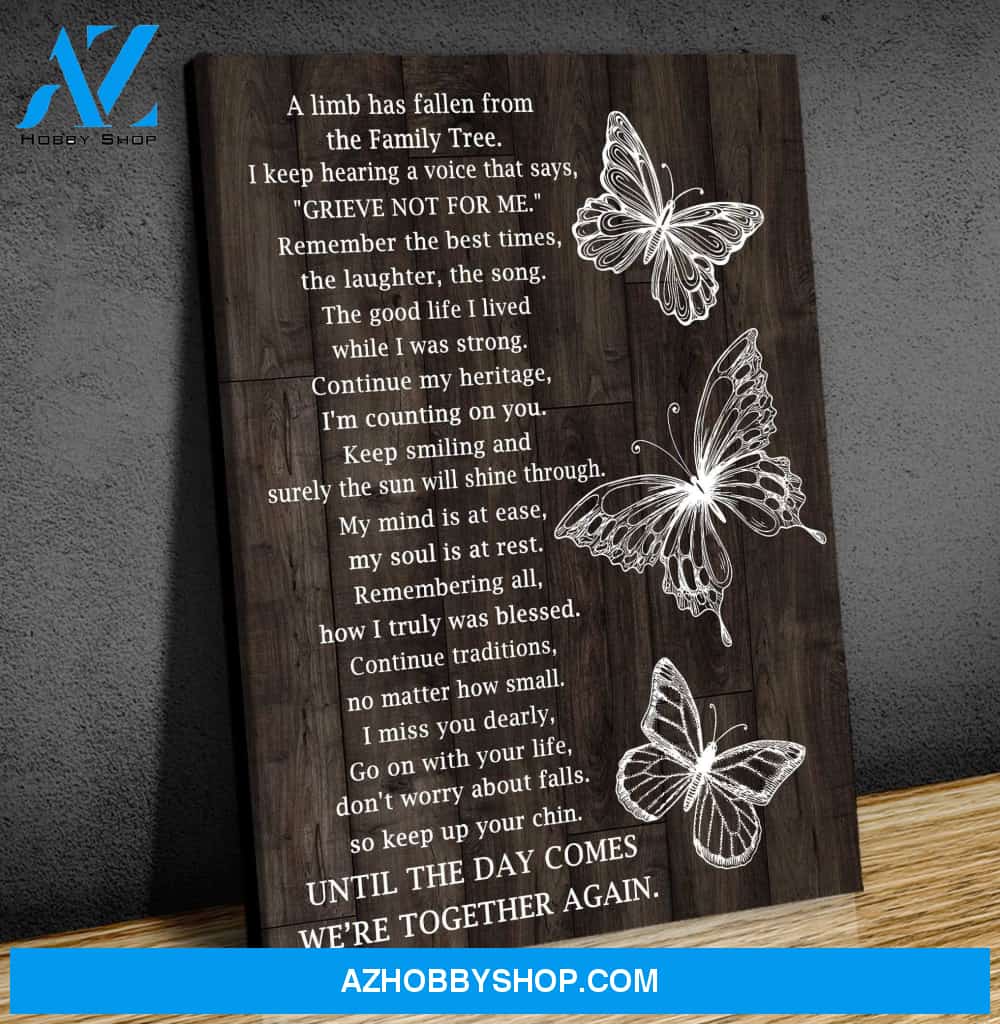 Canvas Butterfly We'Re Together Again