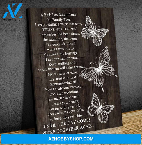 Canvas Butterfly We'Re Together Again