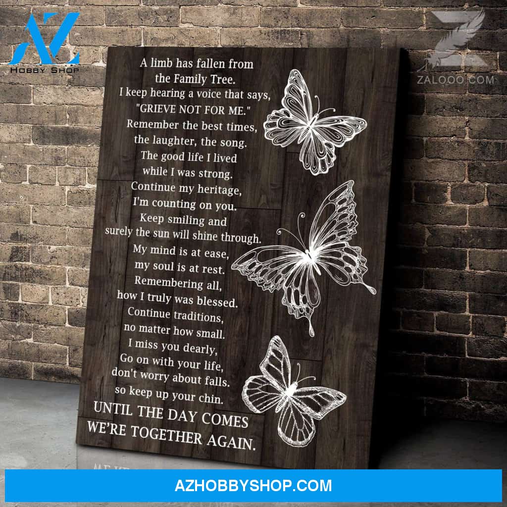 Canvas Butterfly We'Re Together Again