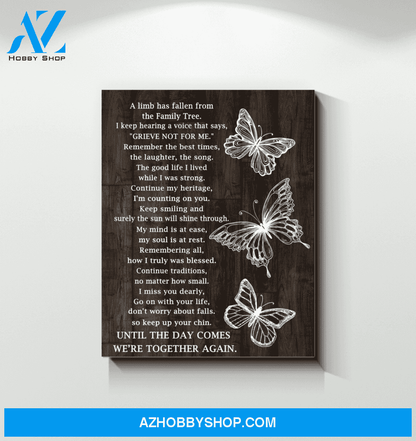 Canvas Butterfly We'Re Together Again