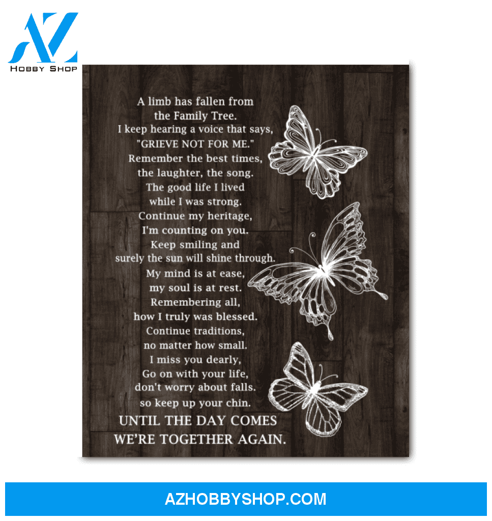 Canvas Butterfly We'Re Together Again