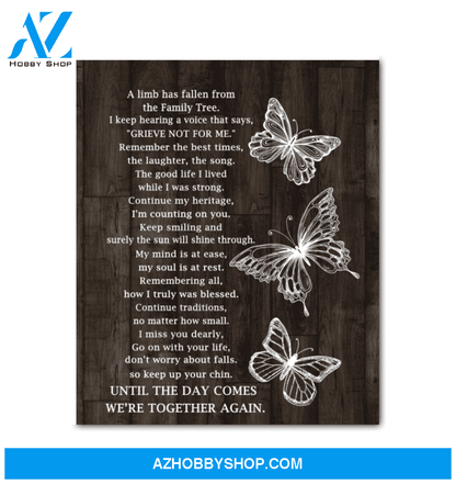 Canvas Butterfly We'Re Together Again
