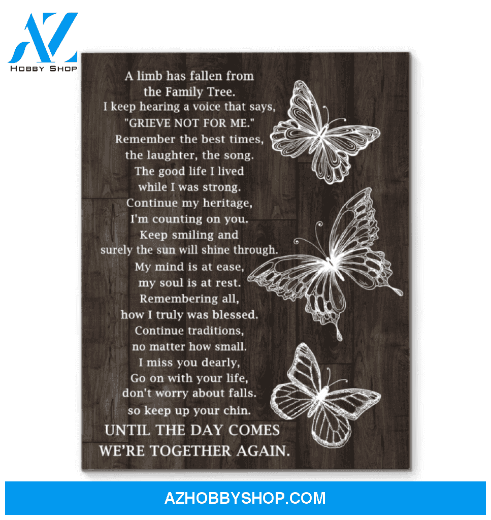 Canvas Butterfly We'Re Together Again