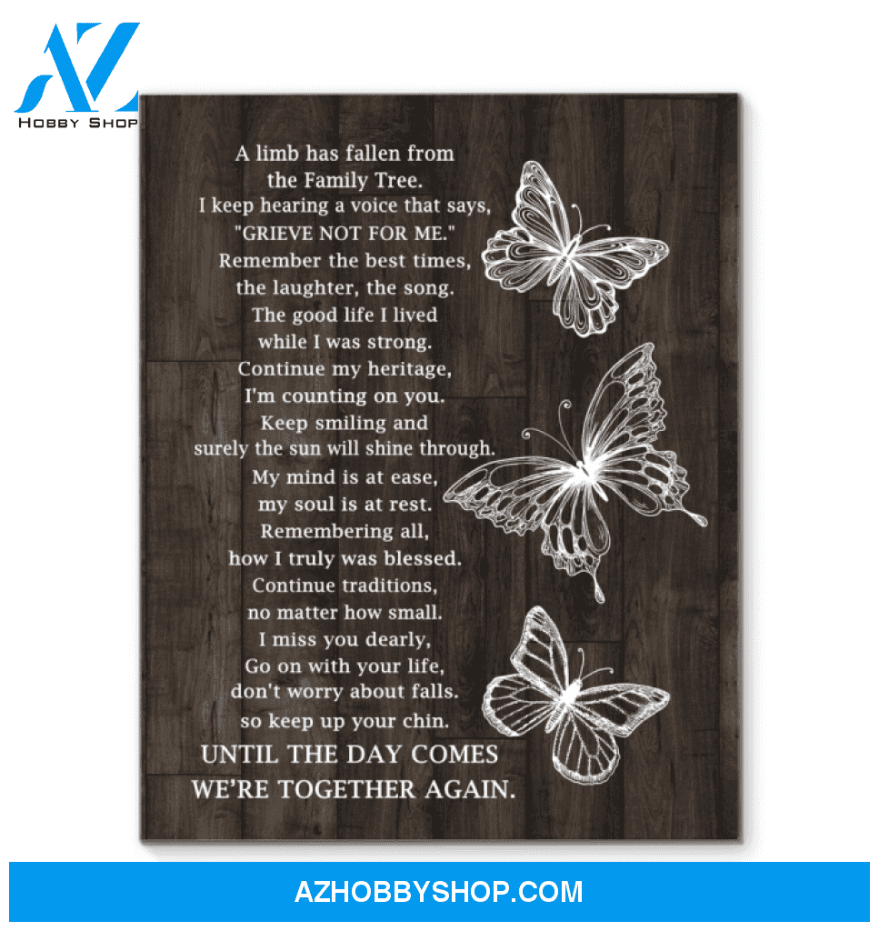 Canvas Butterfly We'Re Together Again