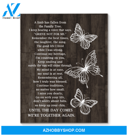 Canvas Butterfly We'Re Together Again