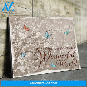 Canvas – Butterfly – Wonderful World 0406