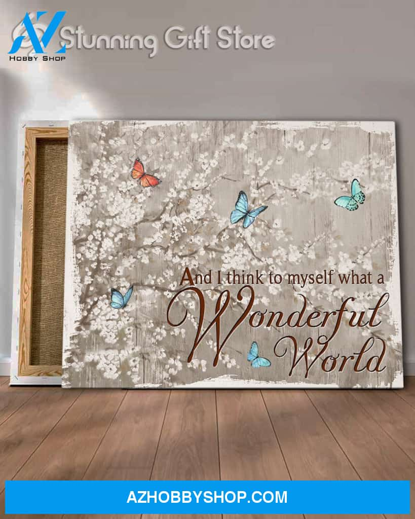 Canvas – Butterfly – Wonderful World 0406