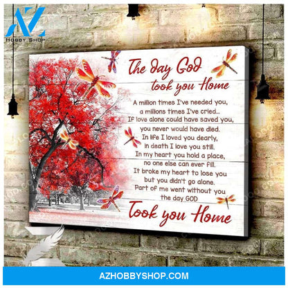Canvas - Dragonfly - The Day God Took You Home