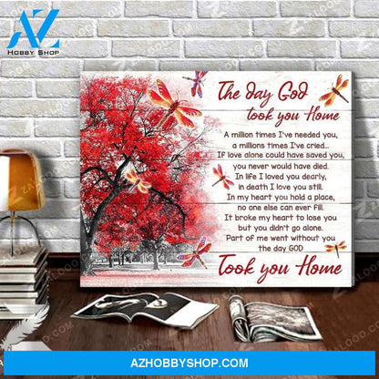 Canvas - Dragonfly - The Day God Took You Home