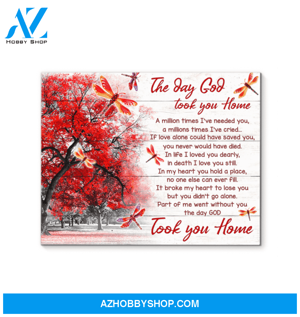 Canvas - Dragonfly - The Day God Took You Home