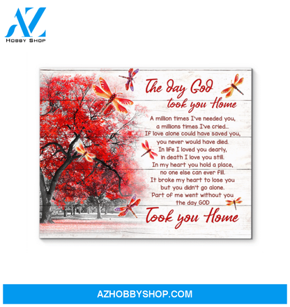Canvas - Dragonfly - The Day God Took You Home