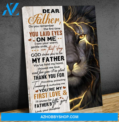 Canvas Gift For Dad - Hanging Art For Bedroom