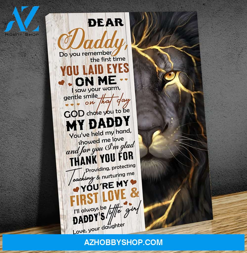 Canvas Gift For Dad - Hanging Art For Bedroom