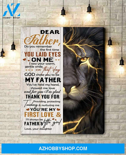 Canvas Gift For Dad - Hanging Art For Bedroom
