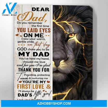 Canvas Gift For Dad - Hanging Art For Bedroom
