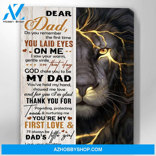 Canvas Gift For Dad - Hanging Art For Bedroom