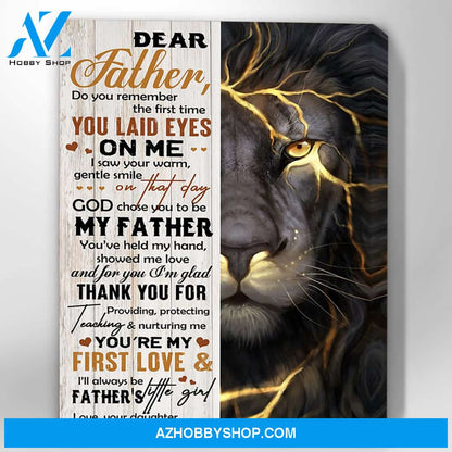 Canvas Gift For Dad - Hanging Art For Bedroom