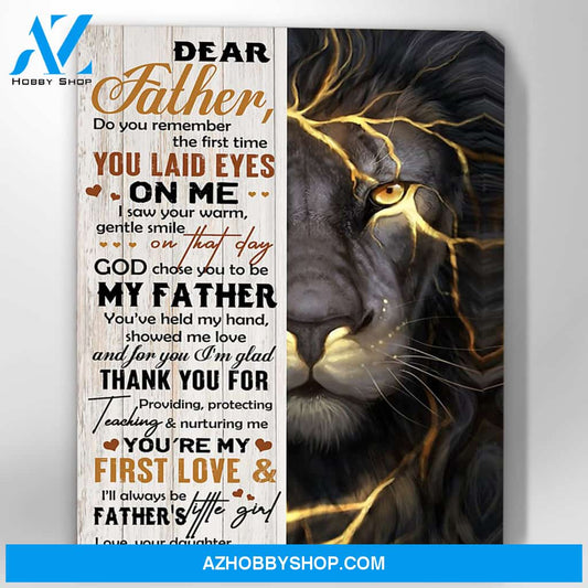 Canvas Gift For Dad - Hanging Art For Bedroom