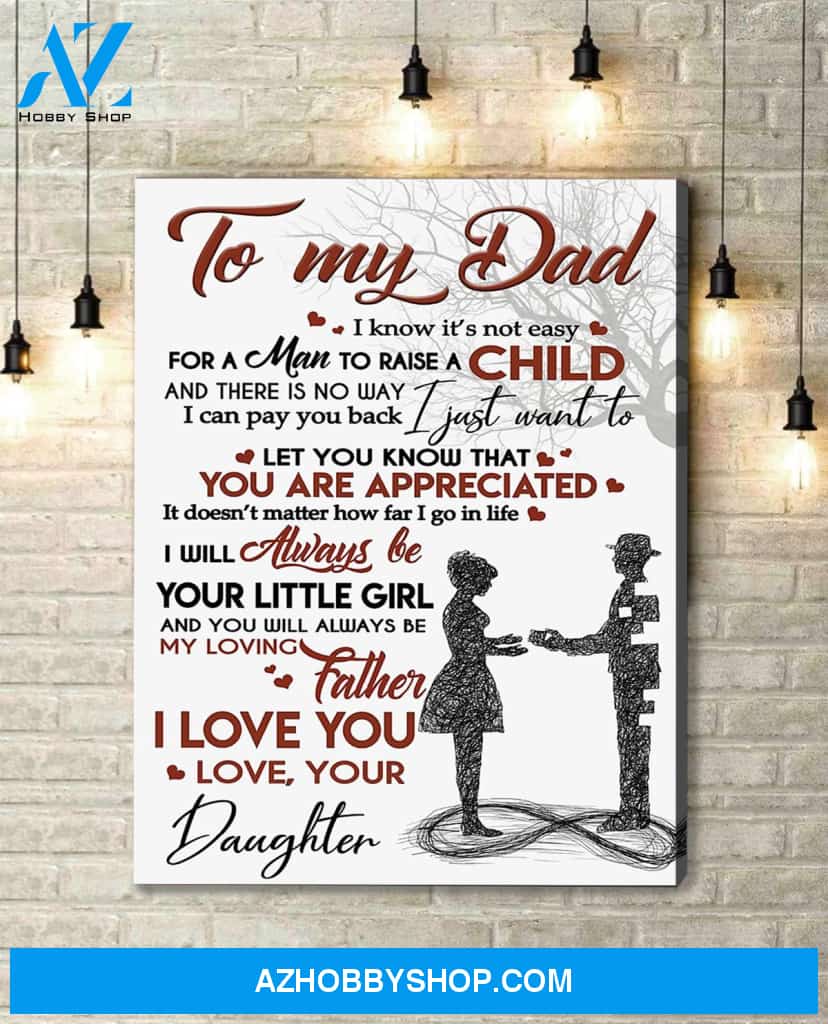 Canvas Gift For Dad - Hanging Art For Bedroom