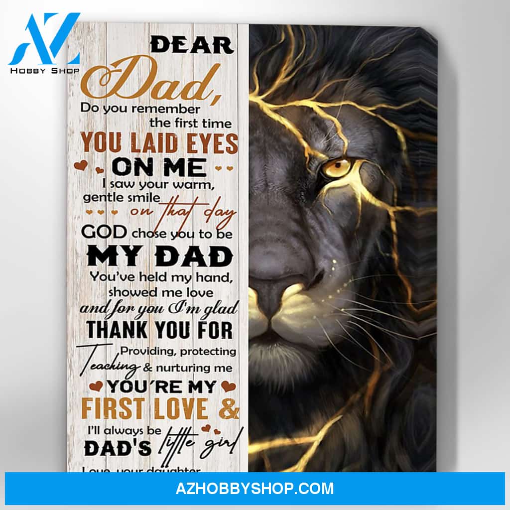 Canvas Gift For Dad - Hanging Art For Bedroom