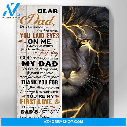 Canvas Gift For Dad - Hanging Art For Bedroom