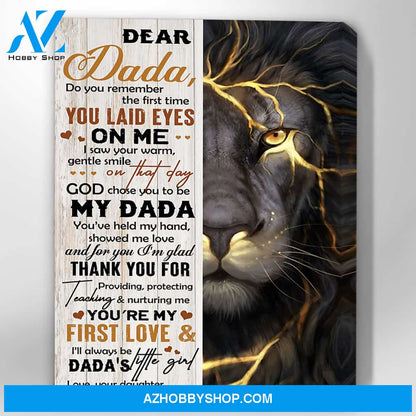Canvas Gift For Dad - Hanging Art For Bedroom