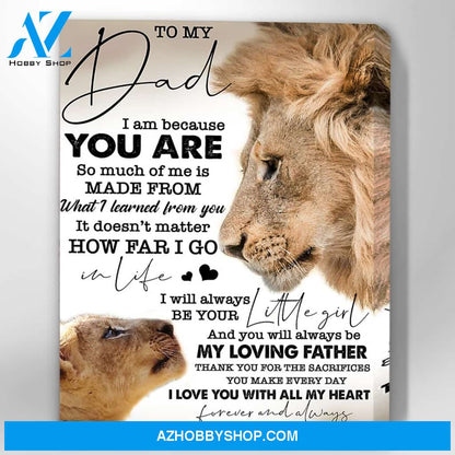 Canvas Gift For Dad - Hanging Art For Bedroom