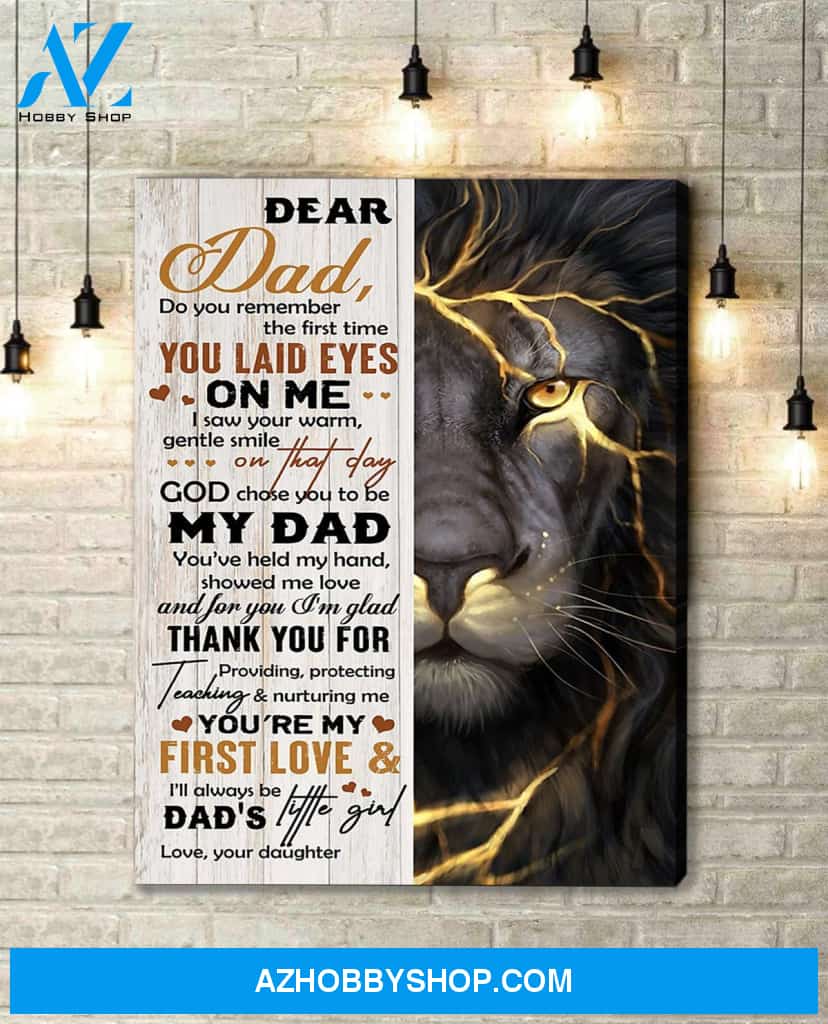 Canvas Gift For Dad - Hanging Art For Bedroom
