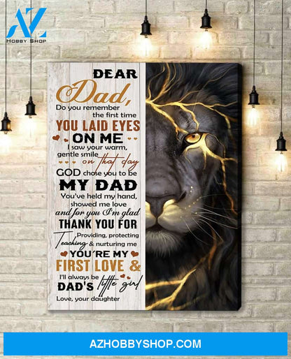 Canvas Gift For Dad - Hanging Art For Bedroom
