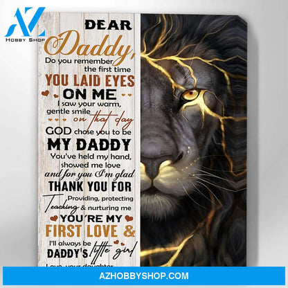 Canvas Gift For Dad - Hanging Art For Bedroom