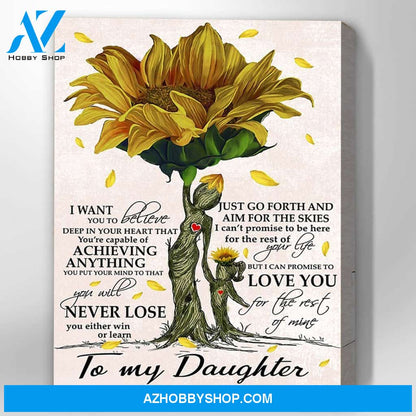 Canvas Gift For Daughter - Hanging Art For Bedroom