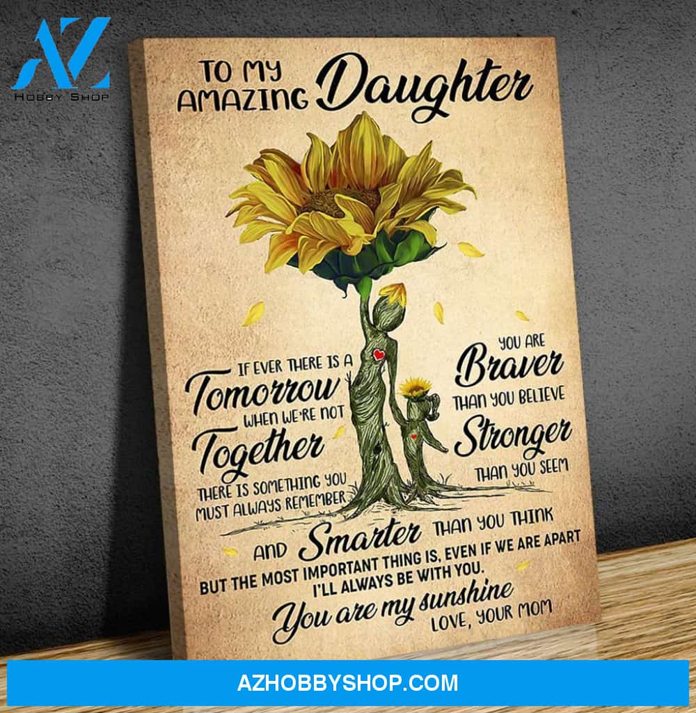 Canvas Gift For Daughter - Hanging Art For Bedroom