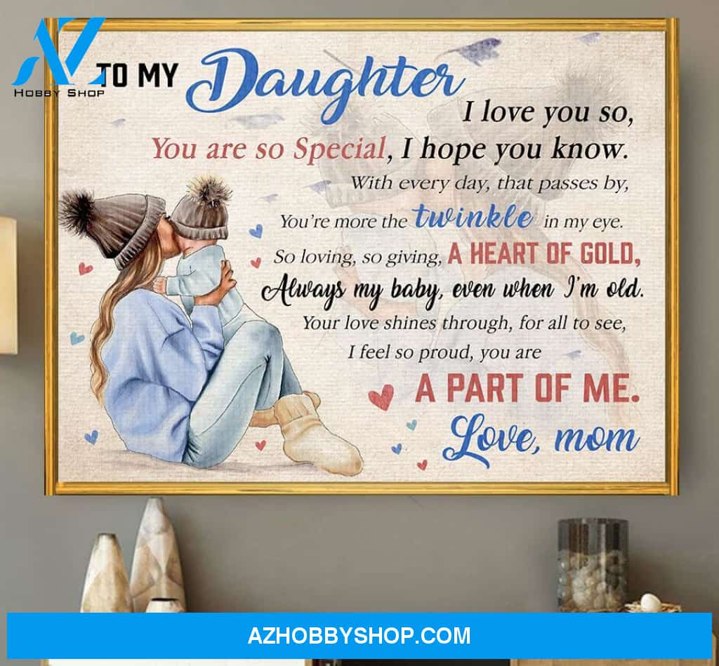 Canvas Gift For Daughter - Hanging Art For Bedroom